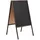 vidaXL Tafel Kundenstopper Doppelseitig Zedernholz Freistehend 60×80cm