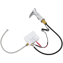 ELLE Sensor Wasserfall Wasserhahn berührungslose Armatur Silber für Bad Küche,