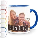 SpecialMe® personalisierte Fototasse mit eigenem Foto persönliches Geschenk Kaffeetasse mit Bild selbst gestalten inner-royal Keramik-Tasse