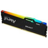 Kingston FURY Beast RGB schwarz DIMM 8GB, DDR5-5200, CL36-38-38, on-die ECC (KF552C36BBEA-8)