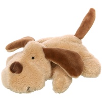 sigikid 42590 Mini Hund Cuddly Gadgets Mädchen und Jungen Babyspielzeug empfohlen ab Geburt beige/braun