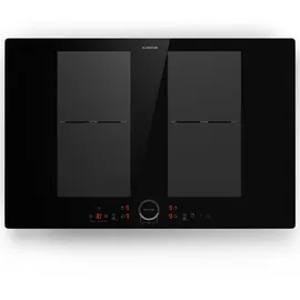 Klarstein Delicatessa 77 Flex Einbaukochfeld Induktion 4 Zonen 7000W Glaskeramik Schwarz