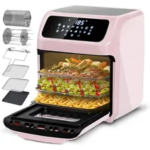 LLIVEKIT Heißluftfritteuse 1800 rosa