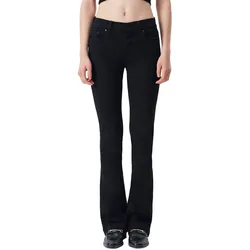 LTB Damen Jeans FALLON Flared Fit Flared Schwarz 200 Normaler Bund Reißverschluss W 28 L 32