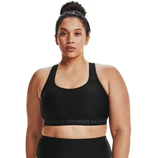 Under Armour Crossback Mid Bra&, Sport BH mit mittlerer Unterstützung und herausnehmbaren Körbchen, kühlender, schweißableitender BH