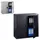 Arebos Aktenschrank 90x90x40 cm Schwarz