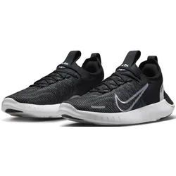 Laufschuh NIKE "Nike Free Run Flyknit Next Nature", Gr. 38,5, schwarz-weiß (schwarz, weiß), Textil, sportlich, Schuhe