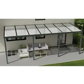 Gardendreams Terrassenüberdachung Easy Edition 700 cm grau
