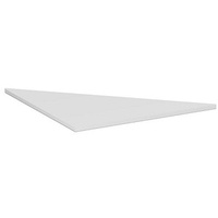Geramöbel Verbindungsplatte Flex lichtgrau, dreieckig 80,0 x 80,0 x
