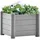 vidaXL Garten-Hochbeet PP Stein 43 x 43 x 35 cm Grau