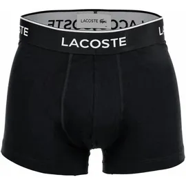 Lacoste Boxershorts 3 Einheiten Schwarz / Rot / Rosa L