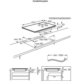 AEG TII84B10FZ Induktionskochfeld,