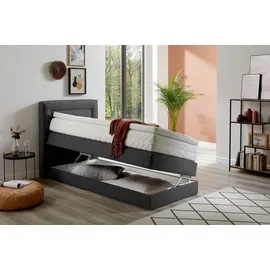 Westfalia Schlafkomfort Boxspringbett 105 x 210 cm Grau