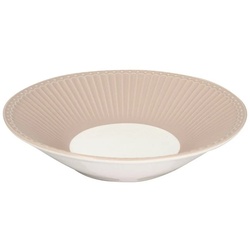 Greengate Speiseteller Greengate Pasta Teller ALICE CREAMY FUDGE Karamell