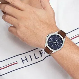 Tommy Hilfiger JAMESON Leder 42 mm 1792195