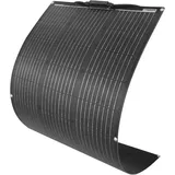 100W 12V Flexibles Solarpanel Etfe Monokristallines Solarladegerät Wasserdichtes