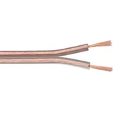goobay Lautsprecherkabel 2x 2,5mm² 50m transperant (52082)