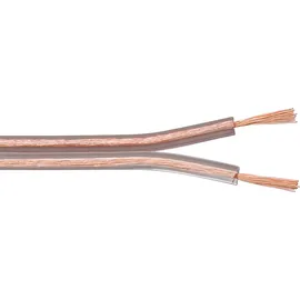 goobay Lautsprecherkabel 2x 2,5mm² 50m transperant (52082)