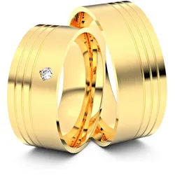 Trauringe Viersen 585er Gelbgold - 0010