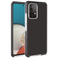 Rock Solid Cover für Samsung Galaxy A53 (Schwarz, Transparent)