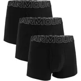 Under Armour Performance Cotton Solid Boxershorts schwarz 4XL 3er Pack