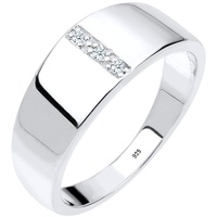 Elli Ring Basic Bandring Diamant (0.015 ct.) 925 Silber