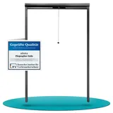 APANA Fliegengitter Insektenschutz Fenster Rollo Alurahmen Bausatz Insektenschutzrollo,Farbe:anthrazit (RAL7016),Größe (Breite x 100 cm
