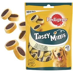 Pedigree Tasty Bites Cheesy Bites mit Käse und Rindfleisch 140g