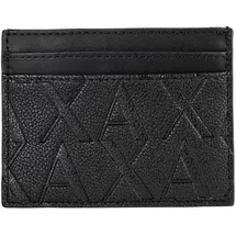 Armani Exchange Liam Kartenetui unisex Geldbörse schwarz