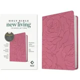 Tyndale House Publishers NLT Premium Value Compact Bible, Filament Enabled (Leatherlike, Pink Rose)