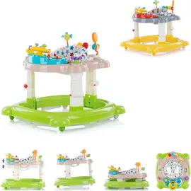 Chipolino Lauflernwagen 4 in 1 Joya Lux, Hopser, Wippe, Activitycenter, Stopper grün