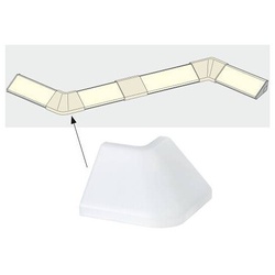 LED Strip Profil Delta Verbinder Outside Corner 2er Pack Satin