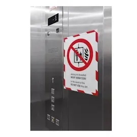 Magnetoplan magnetofix Magnetrahmen SAFETY, 5 Stück, A4, rot-weiß