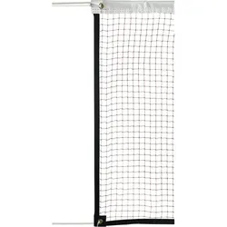 Badminton Wettkampfnetz mit Rahmenstangen, Maschenweite 19mm, 1.6mm Emdé braun No Size