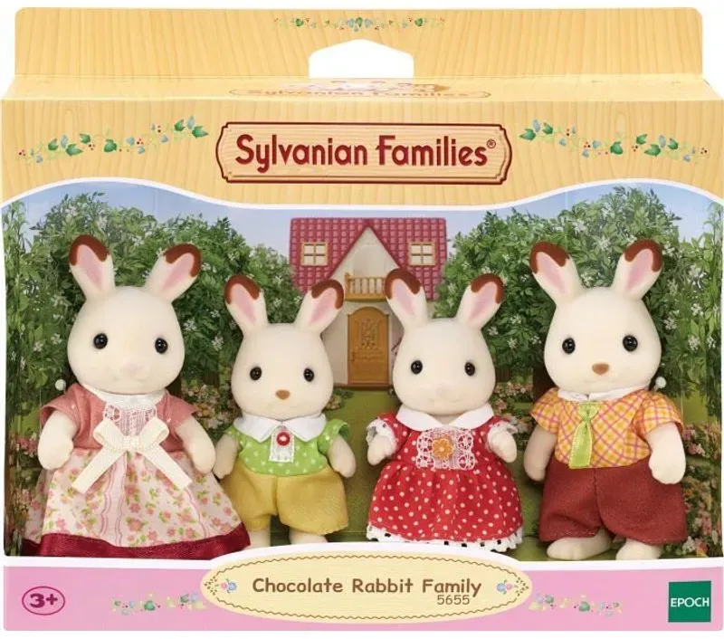 Sylvanian Families 5655 Schokoladenhasen Familie Neu