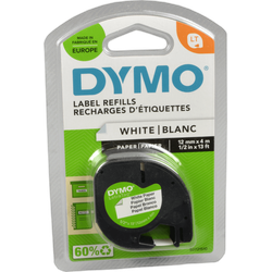 Dymo Label Refills S0721510  schwarz auf weiß  12mm x 4m