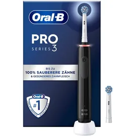 Oral-B Pro 3 3000 Sensitive Clean schwarz + Aufsteckbürste