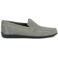 Geox U ASCANIO B Moccasin, Grey, 40 EU