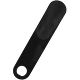Sonew Gummi Schuhlöffel, tragbarer Schuhzunge für Senioren, Männer, Frauen, Kinder, 19,5 cm, Taschengröße, kleine Schuhlöffel für Reisen (schwarz)