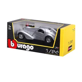 BBURAGO 18-22092 - Modellauto Bugatti Atlantic silber 1:24