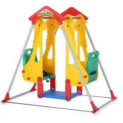 Baby Vivo Spielplatzschaukel / Doppelschaukel für Indoor Outdoor - Zoo