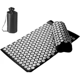 Meditationsmatten Set - Meditationsmatte Massage-Set mit Kissen | Komfort Yoga und Meditation Tools | Massagematte Set, Mediation Zubehör für Zuhause, Büro oder Reisen - Nacken- & Rückenbeschwerden