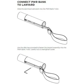 Knog pwr hand loop pwr nylon black - Schwarz