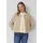 s.Oliver Flauschige Sweatshirt-Jacke mit Muster - braun - 40