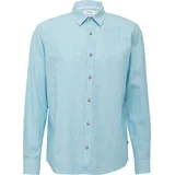 s.Oliver Regular Fit: Gestreiftes Hemd aus Baumwoll- und Leinenmix - XL