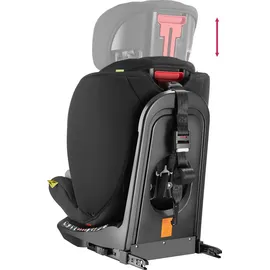 Tectake tectake® Drehbarer Autositz, i-Size Zulassung, ISOFIX-Installation und Top Tether, mit Seitenaufprallschutz, längenverstellbarer 5-Punkt-Gurt, höhenverstellbare Kopfstütze, ab Geburt bis 150 cm, Belastbarkeit 36 kg