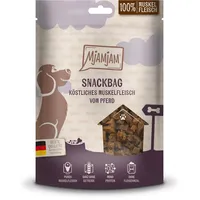 MJAMJAM Snackbag 100 Gramm Hundesnacks köstliches Muskelfleisch vom Pferd