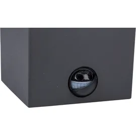 Heitronic Madeleine, E27 Aluminium, IP44 mit Bewegungsmelder