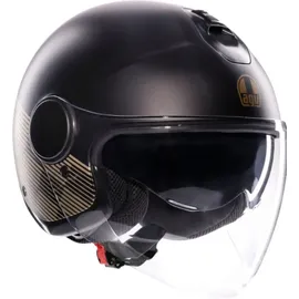 AGV Eteres Ponza Jethelm, schwarz-gold, Größe XS