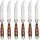 Gräwe Steakmesser 6 Stück Serie Nürnberg braun